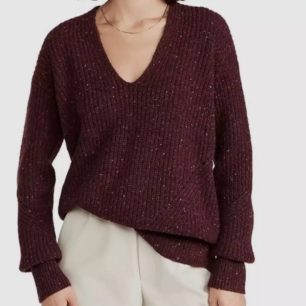 Rag & Bone Donegal V-Neck Sweater - Size S